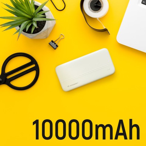 Powerbank Li-Po 10000mAh 2xUSB biały Powerbank Li-Po 10000mAh 2xUSB biały