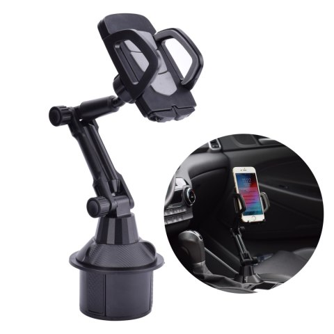 Uchwyt samochodowy do smartfona do miejsca na kubek Cup Holder czarny Uchwyt samochodowy do smartfona do miejsca na kubek Cup Holder czarny