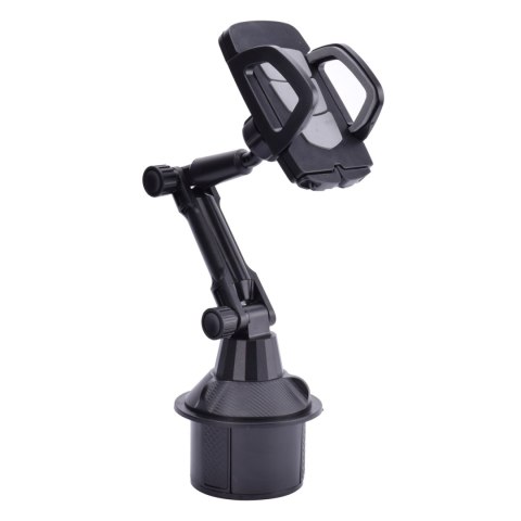Uchwyt samochodowy do smartfona do miejsca na kubek Cup Holder czarny Uchwyt samochodowy do smartfona do miejsca na kubek Cup Holder czarny