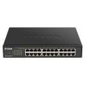D-Link Smart Switch DGS-1100-24PV2 Zarządzany, montowany w szafie, ilość portów PoE 12, porty Ethernet LAN (RJ-45) 24
