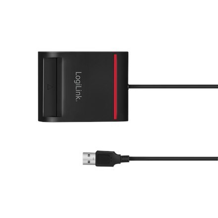 Czytnik kart Logilink USB 2.0, do smart ID CR0047 Czarny Czytnik kart Logilink USB 2.0, do smart ID CR0047 Czarny