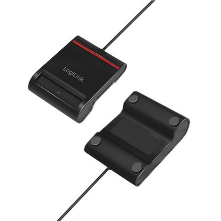 Czytnik kart Logilink USB 2.0, do smart ID CR0047 Czarny Czytnik kart Logilink USB 2.0, do smart ID CR0047 Czarny