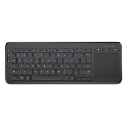 Microsoft N9Z-00009 All-in-One Klawiatura multimedialna, bezprzewodowa, baterie w zestawie, NORD, czarna, 434 g Microsoft N9Z-00009 All-in-One Klawiatura multimedialna, bezprzewodowa, baterie w zestawie, NORD, czarna, 434 g