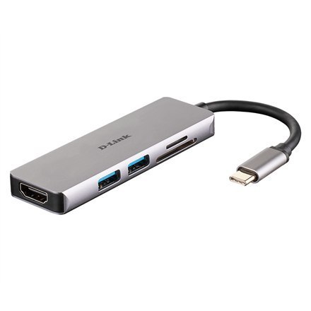 Koncentrator D-Link 5-w-1 USB-C™ z HDMI i czytnikiem kart SD/microSD DUB-M530 0,11 m Koncentrator D-Link 5-w-1 USB-C™ z HDMI i czytnikiem kart SD/microSD DUB-M530 0,11 m