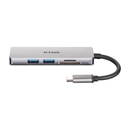 Koncentrator D-Link 5-w-1 USB-C™ z HDMI i czytnikiem kart SD/microSD DUB-M530 0,11 m Koncentrator D-Link 5-w-1 USB-C™ z HDMI i czytnikiem kart SD/microSD DUB-M530 0,11 m