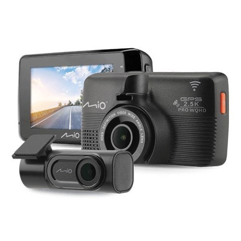 Mio MiVue 798 Dual Pro Night Vision Pro, GPS, SpeedCam, Wi-Fi, 2.8K QHD