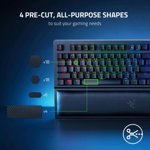 Razer Universal Grip Tape for Peripherals and Gaming Devices, 4 Pack Black Razer Universal Grip Tape for Peripherals and Gaming Devices, 4 Pack Black