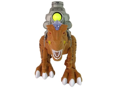 Dinozaur z Katapultą Chodzi Strzela Brązowy Dinozaur z Katapultą Chodzi Strzela Brązowy