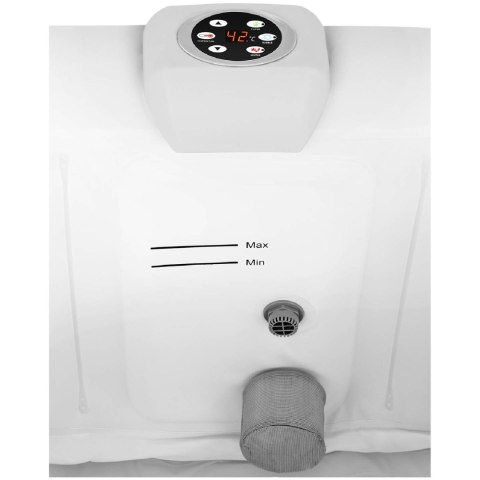 Jacuzzi ogrodowe dmuchane z masażem 6 osobowe 42C 900 l niebieskie