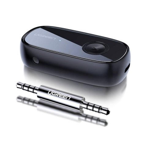 Odbiornik dźwięku do słuchawek Bluetooth 5.0 audio AUX aptX, aptX LL mini jack czarny Odbiornik dźwięku do słuchawek Bluetooth 5.0 audio AUX aptX, aptX LL mini jack czarny