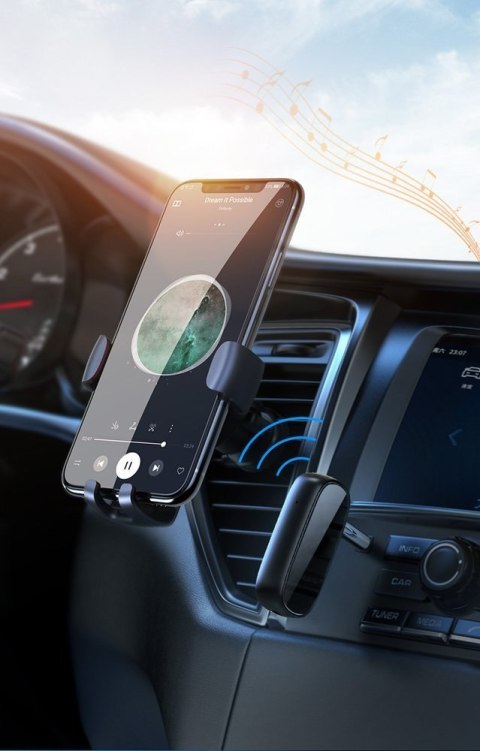 Odbiornik dźwięku do słuchawek Bluetooth 5.0 audio AUX aptX, aptX LL mini jack czarny Odbiornik dźwięku do słuchawek Bluetooth 5.0 audio AUX aptX, aptX LL mini jack czarny