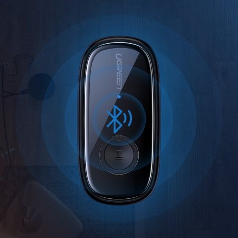 Odbiornik dźwięku do słuchawek Bluetooth 5.0 audio AUX aptX, aptX LL mini jack czarny Odbiornik dźwięku do słuchawek Bluetooth 5.0 audio AUX aptX, aptX LL mini jack czarny