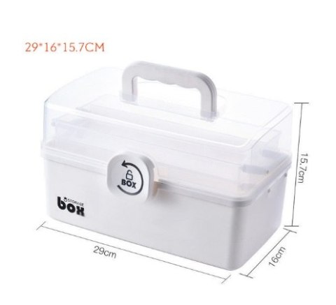 Organizer pojemnik na lekarstwa leki apteczka przechowywania leków 29x16x15cm Organizer pojemnik na lekarstwa leki apteczka przechowywania leków 29x16x15cm