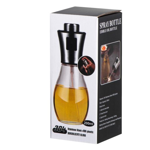 Spryskiwacz dozownik do oleju oliwy 200ml Spryskiwacz dozownik do oleju oliwy 200ml