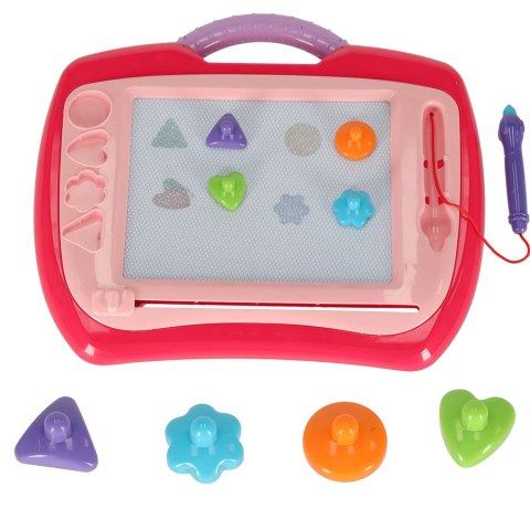 Tablica tablet do rysowania znikopis stempelki różowy Tablica tablet do rysowania znikopis stempelki różowy