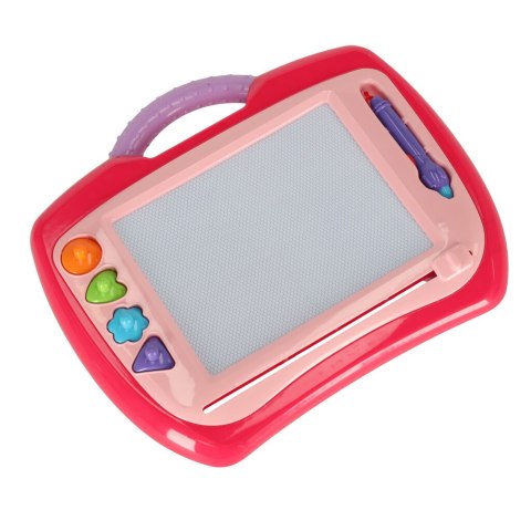 Tablica tablet do rysowania znikopis stempelki różowy Tablica tablet do rysowania znikopis stempelki różowy