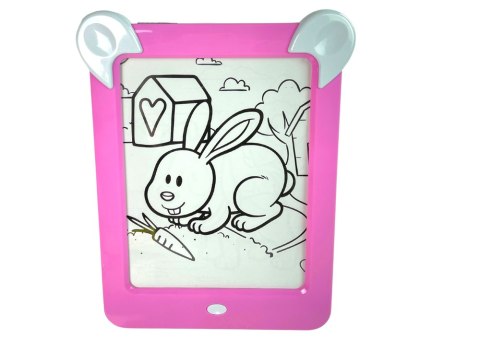 Magiczna Tablica Podświetlana Do Rysowania Szablony Markery Różowa Magiczna Tablica Podświetlana Do Rysowania Szablony Markery Różowa