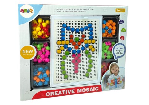 Zestaw Kreatywny Układanka Puzzle Kolorowe Grzybki Pinezki Zestaw Kreatywny Układanka Puzzle Kolorowe Grzybki Pinezki