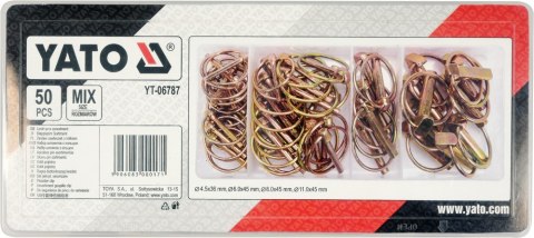 50 SZT ZABEZPIECZEŃ Z KÓŁKIEM MIX 50 SZT ZABEZPIECZEŃ Z KÓŁKIEM MIX