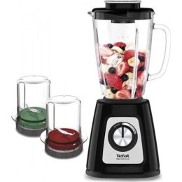Blender TEFAL BL438831 BlendForce stołowy, 800 W, materiał słoika szkło, pojemność słoika 1,25 L, kruszenie lodu, czarny