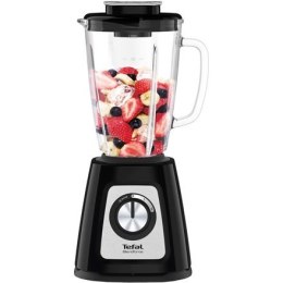Blender TEFAL BL438831 BlendForce stołowy, 800 W, materiał słoika szkło, pojemność słoika 1,25 L, kruszenie lodu, czarny
