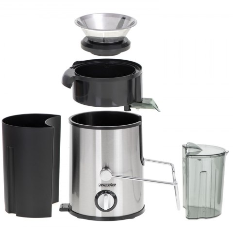 Mesko Juicer MS 4126b Stainless steel, 600 W, Number of speeds 3 Mesko Juicer MS 4126b Stainless steel, 600 W, Number of speeds 3