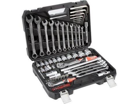 ZESTAW NARZĘDZIOWY 1/2'' 1/4'' 77 CZĘŚCI L ZESTAW NARZĘDZIOWY 1/2'' 1/4'' 77 CZĘŚCI L