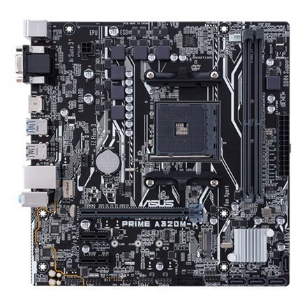 Asus PRIME A320M-K Rodzina procesorów AMD, Gniazdo procesora AM4, Maks. 32GB, DDR4, Gniazda pamięci 2, Obsługiwane interfejsy dy Asus PRIME A320M-K Rodzina procesorów AMD, Gniazdo procesora AM4, Maks. 32GB, DDR4, Gniazda pamięci 2, Obsługiwane interfejsy dy