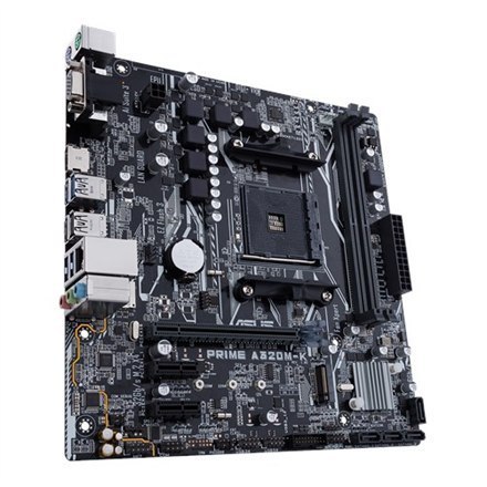 Asus PRIME A320M-K Rodzina procesorów AMD, Gniazdo procesora AM4, Maks. 32GB, DDR4, Gniazda pamięci 2, Obsługiwane interfejsy dy Asus PRIME A320M-K Rodzina procesorów AMD, Gniazdo procesora AM4, Maks. 32GB, DDR4, Gniazda pamięci 2, Obsługiwane interfejsy dy