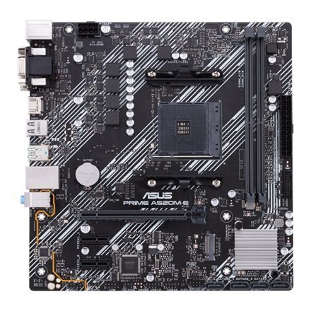 Asus PRIME A520M-E Memory slots 2, Processor family AMD, Micro ATX, DDR4, Processor socket AM4, Chipset AMD A Asus PRIME A520M-E Memory slots 2, Processor family AMD, Micro ATX, DDR4, Processor socket AM4, Chipset AMD A