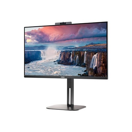 AOC Monitor USB-C z kamerą internetową 24V5CW/BK 23,8", IPS, FHD, 1920 x 1080, 16:9, 1 ms, 300 cd/m², Czarny, Liczba portów HDMI AOC Monitor USB-C z kamerą internetową 24V5CW/BK 23,8", IPS, FHD, 1920 x 1080, 16:9, 1 ms, 300 cd/m², Czarny, Liczba portów HDMI