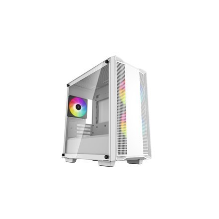 Deepcool ARGB Micro-ATX CASE CC360 Biała, Mini-ITX / Micro-ATX, 4, Zasilacz w zestawie Nie, 1x USB3.0, 1x USB2.0, 1x Audio, ABS+ Deepcool ARGB Micro-ATX CASE CC360 Biała, Mini-ITX / Micro-ATX, 4, Zasilacz w zestawie Nie, 1x USB3.0, 1x USB2.0, 1x Audio, ABS+