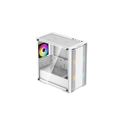 Deepcool ARGB Micro-ATX CASE CC360 Biała, Mini-ITX / Micro-ATX, 4, Zasilacz w zestawie Nie, 1x USB3.0, 1x USB2.0, 1x Audio, ABS+ Deepcool ARGB Micro-ATX CASE CC360 Biała, Mini-ITX / Micro-ATX, 4, Zasilacz w zestawie Nie, 1x USB3.0, 1x USB2.0, 1x Audio, ABS+
