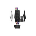 Deepcool Micro-ATX CASE CC360 Czarny, Mini-ITX / Micro-ATX, 4, Zasilacz w zestawie Nie, 1x USB3.0, 1x USB2.0, 1x Audio, ABS+SPCC