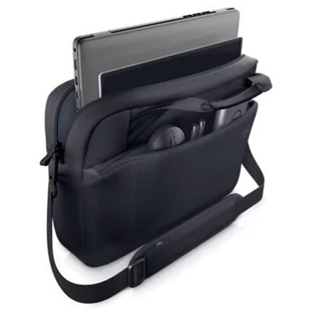Dell Ecoloop Pro Slim teczka pasuje do rozmiaru 15,6 ", czarna, wodoodporna, pasek na ramię Dell Ecoloop Pro Slim teczka pasuje do rozmiaru 15,6 ", czarna, wodoodporna, pasek na ramię