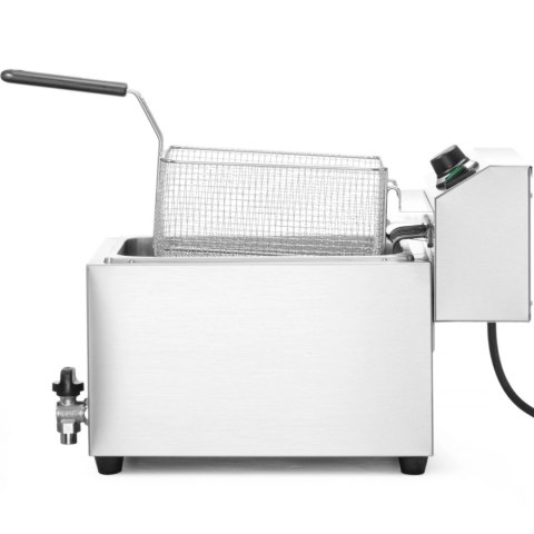 Frytownica elektryczna nastawna z kranem spustowym 400 V 66000 W 10 l - Hendi 209424 Frytownica elektryczna nastawna z kranem spustowym 400 V 66000 W 10 l - Hendi 209424