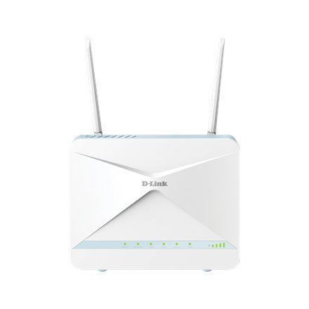 D-Link AX1500 4G CAT6 Smart Router G416/E 802.11ax, 300+1201 Mbit/s, 10/100/1000 Mbit/s, Porty Ethernet LAN (RJ-45) 3, Typ anten D-Link AX1500 4G CAT6 Smart Router G416/E 802.11ax, 300+1201 Mbit/s, 10/100/1000 Mbit/s, Porty Ethernet LAN (RJ-45) 3, Typ anten