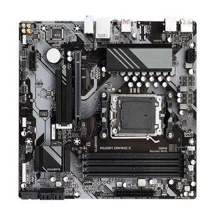 Gigabyte A620M GAMING XG10 Rodzina procesorów AMD, Gniazdo procesora AM5, DDR5 DIMM, Gniazda pamięci 4, Obsługiwane interfejsy d Gigabyte A620M GAMING XG10 Rodzina procesorów AMD, Gniazdo procesora AM5, DDR5 DIMM, Gniazda pamięci 4, Obsługiwane interfejsy d