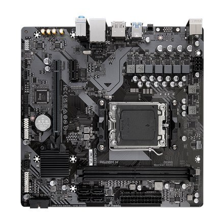 Gigabyte A620M H 1.0 M/B Rodzina procesorów AMD, Gniazdo procesora AM5, DDR5 DIMM, Gniazda pamięci 2, Obsługiwane interfejsy dys Gigabyte A620M H 1.0 M/B Rodzina procesorów AMD, Gniazdo procesora AM5, DDR5 DIMM, Gniazda pamięci 2, Obsługiwane interfejsy dys