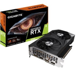 Gigabyte GV-N3060GAMING OC-8GD 1.0 NVIDIA, 8 GB, GeForce RTX 3060, GDDR6, PCI-E 4.0, Ilość portów HDMI 2, Taktowanie pamięci 150