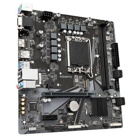 Gigabyte H610M H 1.0 Rodzina procesorów Intel, Gniazdo procesora LGA1700, DDR5 DIMM, Gniazda pamięci 2, Obsługiwane interfejsy d Gigabyte H610M H 1.0 Rodzina procesorów Intel, Gniazdo procesora LGA1700, DDR5 DIMM, Gniazda pamięci 2, Obsługiwane interfejsy d