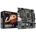 Gigabyte H610M H 1.0 Rodzina procesorów Intel, Gniazdo procesora LGA1700, DDR5 DIMM, Gniazda pamięci 2, Obsługiwane interfejsy d