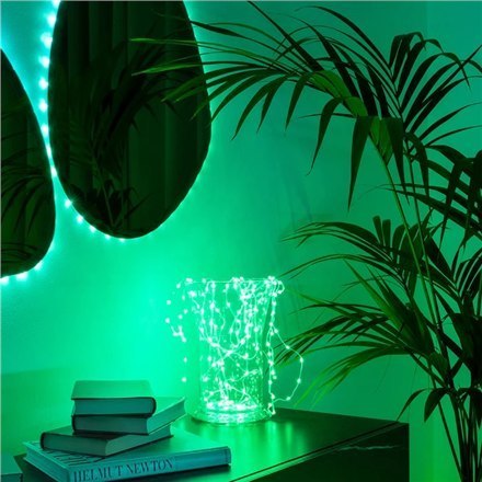 Inteligentne oświetlenie LED Twinkly Dots 200 RGB (wielokolorowe), 10 m, przezroczyste Inteligentne oświetlenie LED Twinkly Dots 200 RGB (wielokolorowe), 10 m, przezroczyste