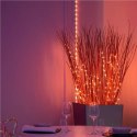 Inteligentne oświetlenie LED Twinkly Dots 60 RGB (wielokolorowe), zasilane przez USB, 3 m, przezroczyste