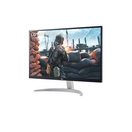 Monitor LG 27UP600P-W.AEU 27", IPS, UHD, 3840 x 2160, 16:9, 5 ms, 400 cd/m², Liczba portów HDMI 2, 60 Hz