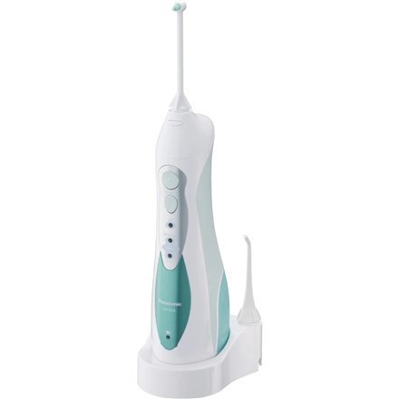Panasonic Oral Irygator EW1313G303 Bezprzewodowy, 130 ml, Liczba głowic 1, Biały/Zielony