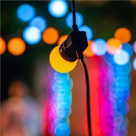 Twinkly Festoon Smart LED Lights 20 żarówek RGB (wielokolorowych) G45, 10m Twinkly Festoon Smart LED Lights 20 żarówek RGB (wielokolorowych) G45, 10m
