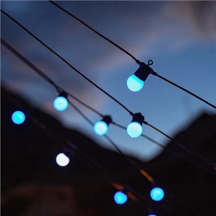 Twinkly Festoon Smart LED Lights 20 żarówek RGB (wielokolorowych) G45, 10m Twinkly Festoon Smart LED Lights 20 żarówek RGB (wielokolorowych) G45, 10m