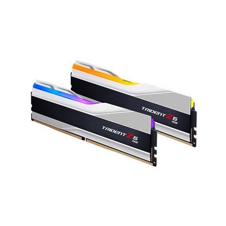 Zestaw G.Skill Trident Z5 RGB 64 (32 GB x 2) GB, DDR5, 6400 MHz, PC/serwer, nr rejestracyjny, nr ECC, biały Zestaw G.Skill Trident Z5 RGB 64 (32 GB x 2) GB, DDR5, 6400 MHz, PC/serwer, nr rejestracyjny, nr ECC, biały