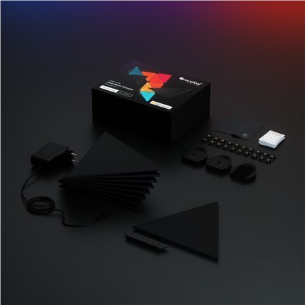 Zestaw startowy Nanoleaf Shapes Black Triangles (9 paneli) Zestaw startowy Nanoleaf Shapes Black Triangles (9 paneli)